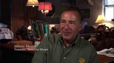 Johnny Morris, Founder of Bass Pro Shops, sitting in an office